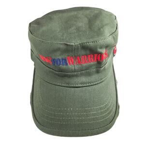Military Style Hat for Men Dogzaz The Cap With A Cause Green Size Extra Small
